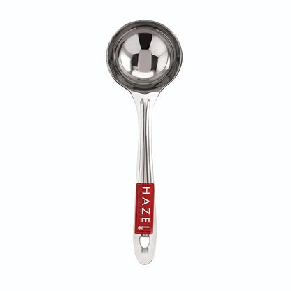 Hazel Stainless Steel Round Serving Ladle Laddle Spoodle Spoon 7.3 cm Dia