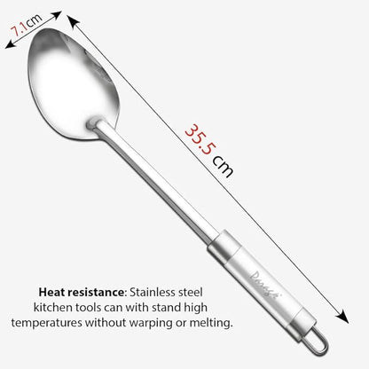 Parage 1 Pieces Stainless Steel Kitchen Tools for Home & Kitchen Basting Spoon/Pan 35.5 cms