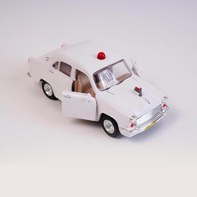 Centy Toys Plastic Vip Ambassador Toy Car White Colour