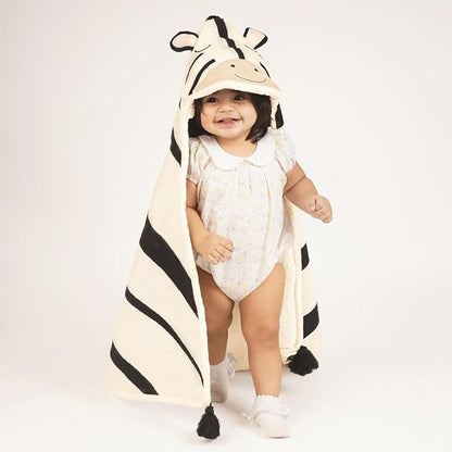 Haus and Kinder Hoodie Blanket Oversized Zooro Baby Hooded Sherpa Blanket