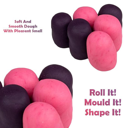 Ratnas Unicorn Dough Art Modelling, Shaping and Sculpting Kit for Kids 3+ Years | Non Toxic