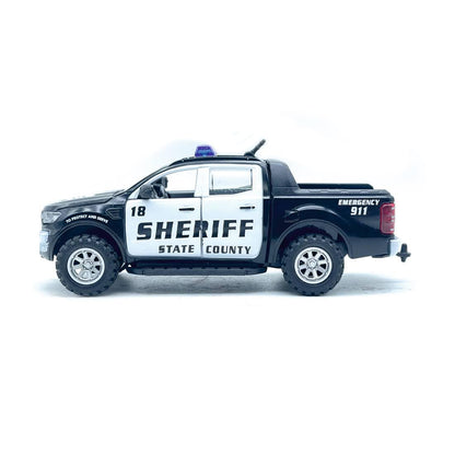 Centy Sheriff Pull Back Police Toy Car with Door Openable for 3Y+ Assorted Colours