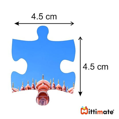 Mittimate Hawa Mahal Jigsaw Puzzle Game for Kids Age 4 to 6 Old I 36 Pieces Puzzle Toy Birthday Gift for Children