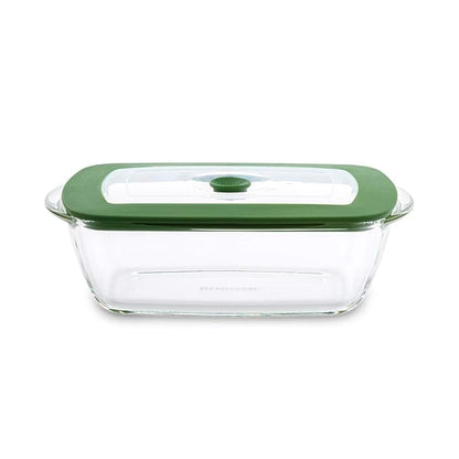 Borosil Glass Dish With Lid | 1 Piece | 1100ml | Transparent