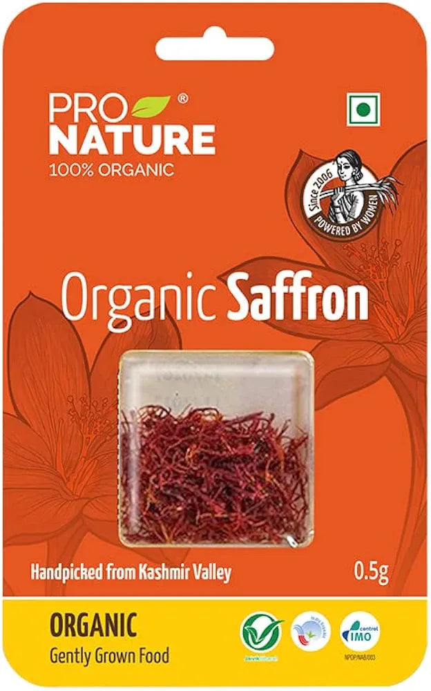 Pro Nature 100% Organic Saffron, 0.05Gm