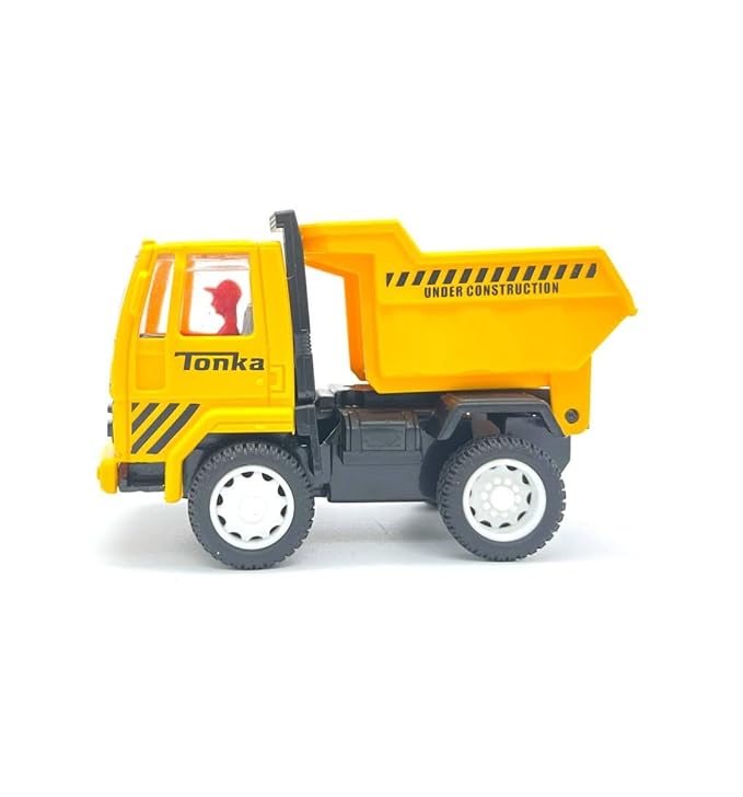 Centy Tonka Dump Truck Toy in Pull Back Action for 3Y+ Yellow Colour