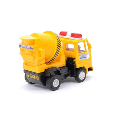 Centy Toys Plastic Pull Back Concrete Mixer For Kids Yellow Colour
