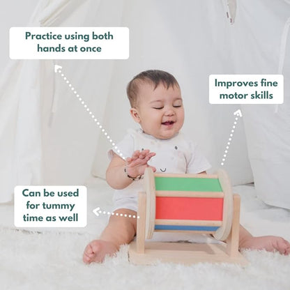 Curious Cub Montessori Learning Blocks Wooden Toys Box | Box 3 | Improve & Develop Language Memory Skills