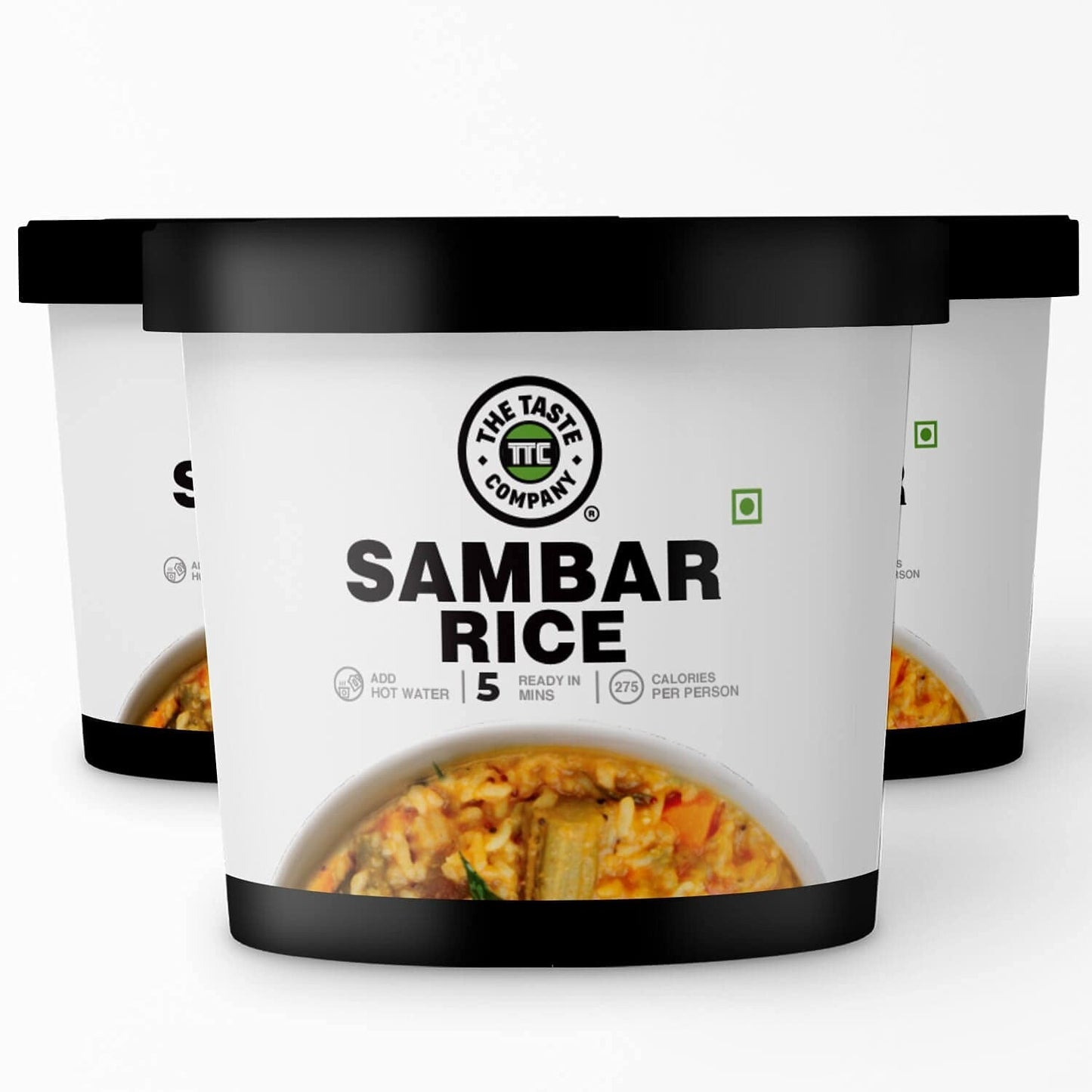 The Taste Company Sambar Rice - 195 gms(Pack of 3)