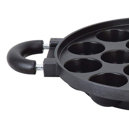 Wonderchef Non Stick Paniyarakkal Ceramic Pan, Paniyaram Pan 23 Cm | 15 Cativies