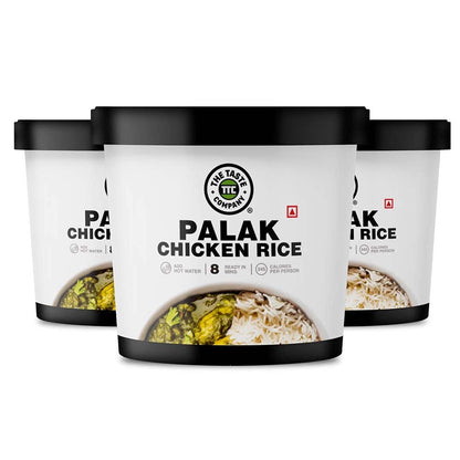 The Taste Company Palak Chicken Rice - 279 gms(Pack of 3)