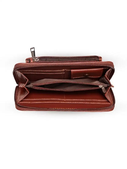 Zouk Wallets for Women Handmade Classic Wallets for Females Vegan Leather and Jute