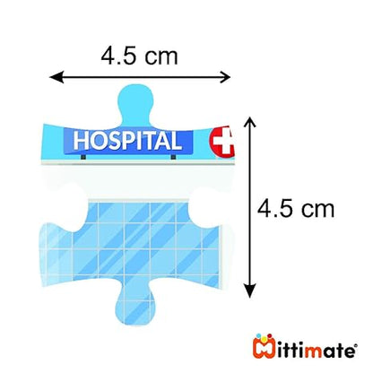 Mittimate Hospital Jigsaw Puzzle Game for Kids Age 4 to 6 Old I 36 Pieces Puzzle Toy Birthday Gift