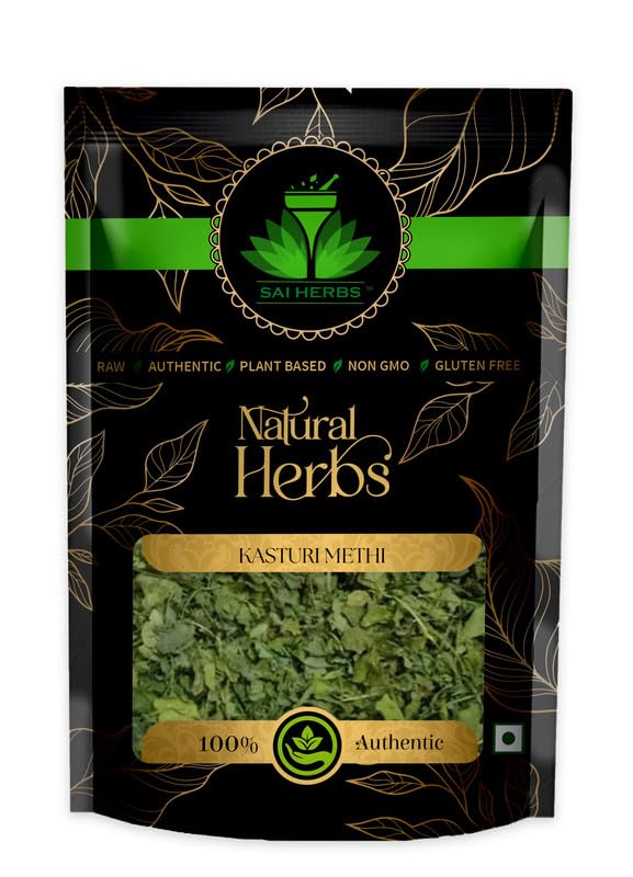 Sai Herbs Kasuri Methi Dried Fenugreek Leaves - 500 gms