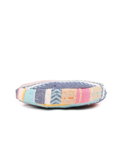 Astrid Handmade Macrame Flap Over Sling Bag For Girls And Women Colour peach