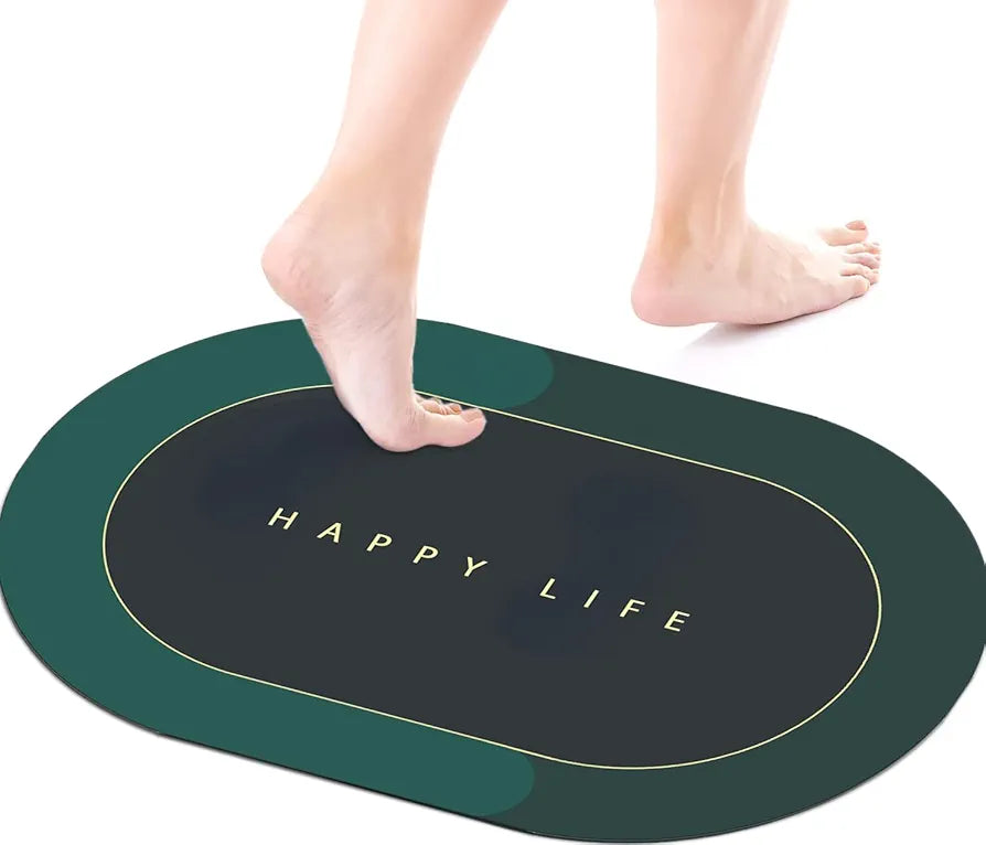 Status Contract Happy Life Water Absorbing Mat for Bathroom Colour Happy Life