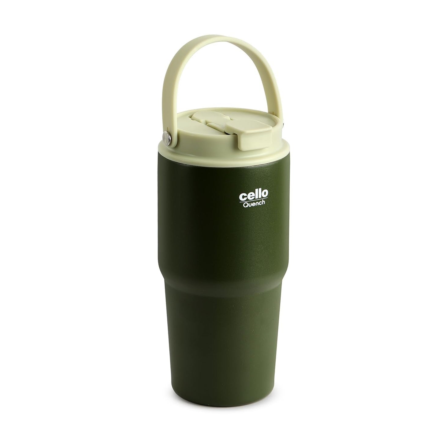 Cello Quench 600 On-the-Go Stainless Steel Sipper Tumbler with Straw  600ml
