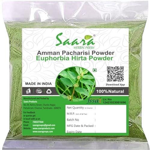 AMMAN PACHARISI POWDER L EUPHORBIA HIRTA POWDER, 100G
