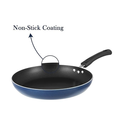 Vinod Zest Aluminium Non Stick Frypan - 26 cm | Skillet Pan | 3 Layer Ceramic Coating | 3 mm Thick