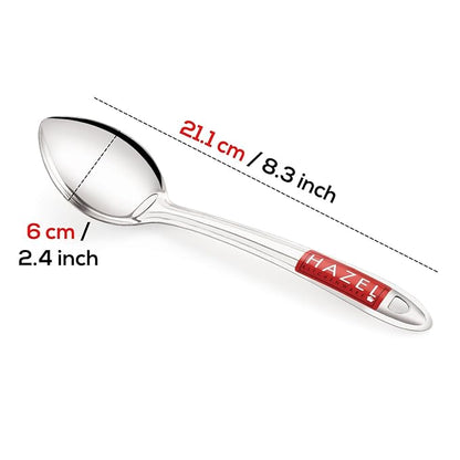 Hazel Stainless Steel Pan Shape Serving Spoon Scooper Spatula Server Kitchen Utensils