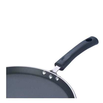 Vinod Zest Aluminium Non Stick Dosa tawa - 30 cm | Flat Bottom Tawa | 5 mm Extra Thick | 3 Layer Ceramic Coating