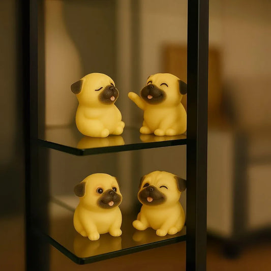 Satyam Kraft Resin 1 Set  Dog Miniature Figurines Decorative Showpiece