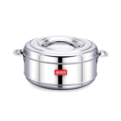 Avias Astra Double Wall Insulated Stainless Steel Casserole 1000ml Hot Box for Kitchen Hot Case