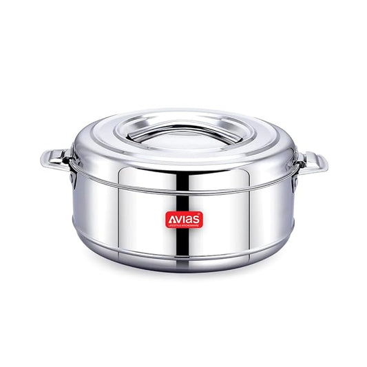 Avias Astra Double Wall Insulated Stainless Steel Casserole 1000ml Hot Box for Kitchen Hot Case