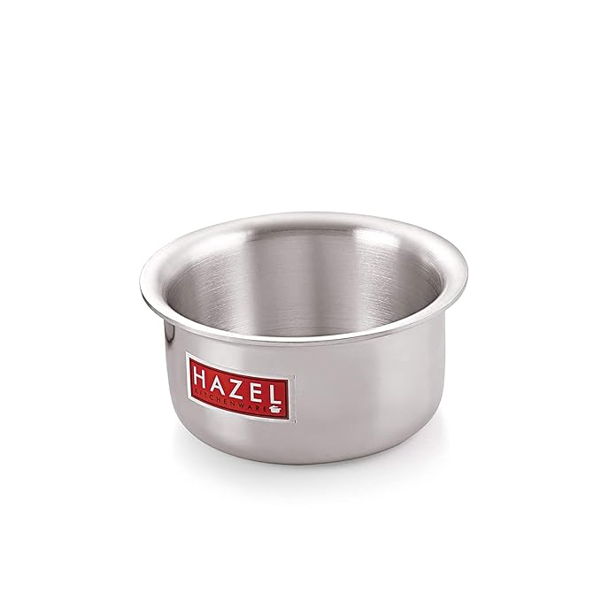 Hazel Aluminium Tope 875 ml Patila Food-Grade Aluminium Kitchen Utensils for Traditional Indian Cooking