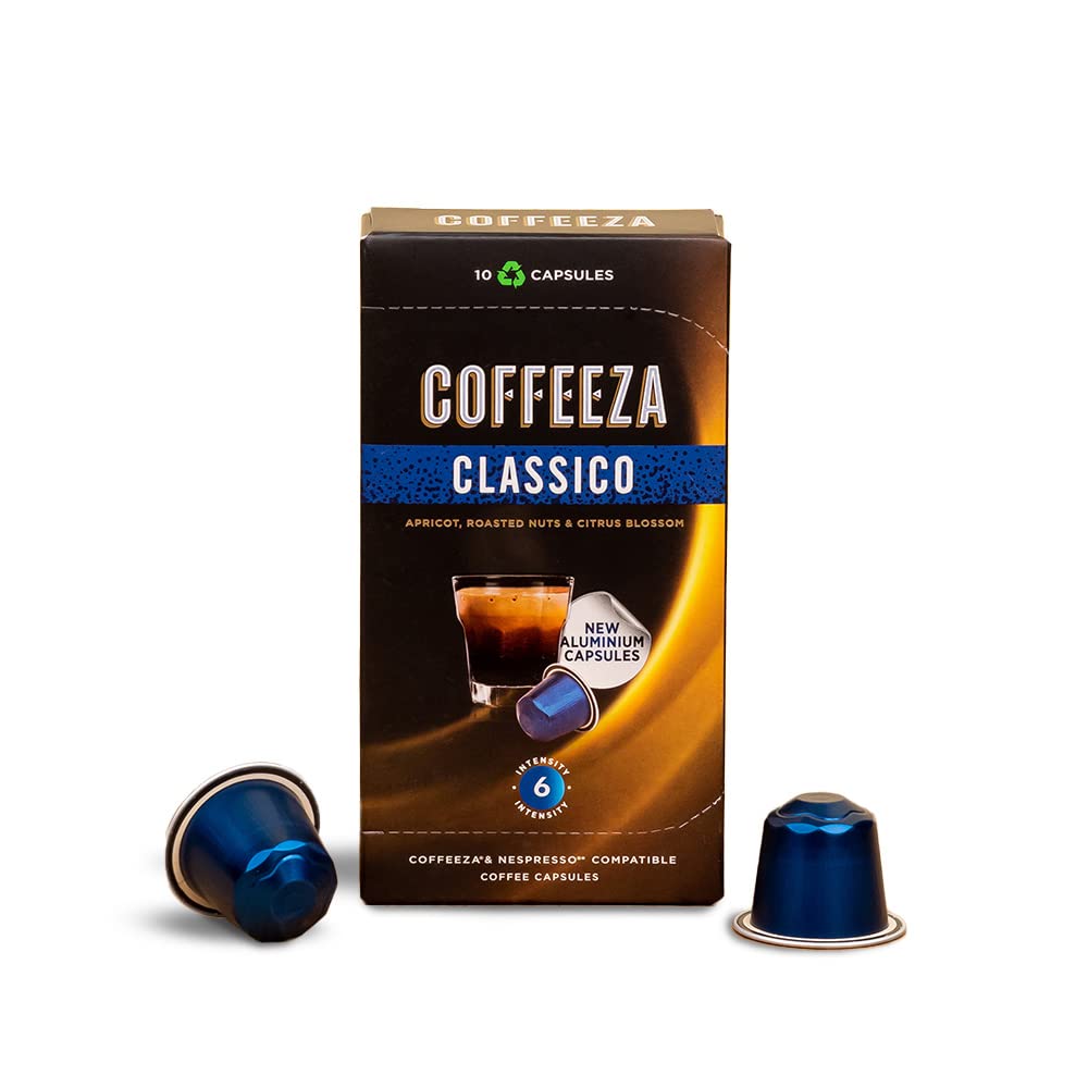 Coffeeza Classico 100% Arabica Aluminium Coffee Capsules