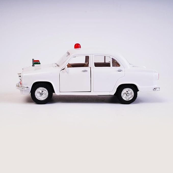 Centy Toys Plastic Vip Ambassador Toy Car White Colour
