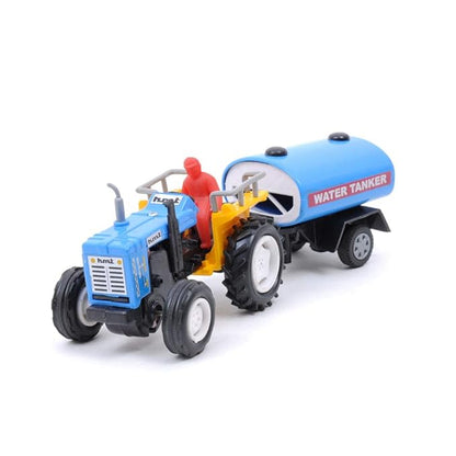 Centy Toys Pull Back Tractor With Tanker Plastic