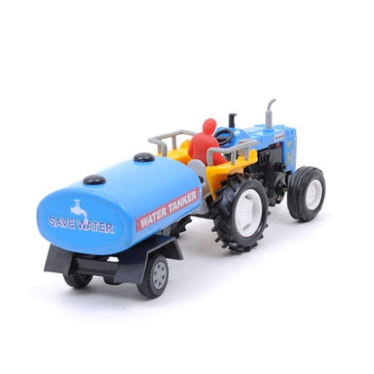 Centy Toys Pull Back Tractor With Tanker Plastic