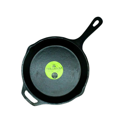 Trilonium Induction Base Cast Iron Fry Pan 20 cm Black