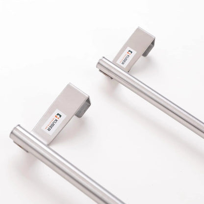 Kuber Industries SS Napkin Holder Set of 2 | Grey | Wall Mounted | Multipurpose | Pack of 1