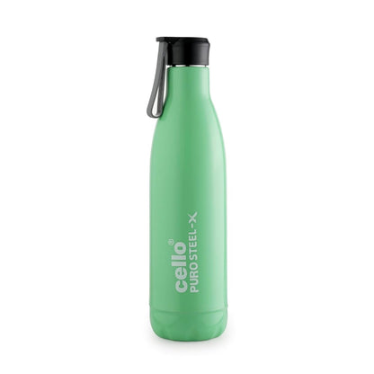 Cello Puro Steel X Neo 900 Insulated Water Bottle 720ml Inner Steel Outer Plastic