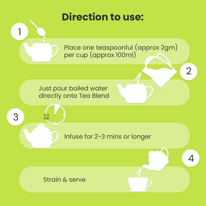 Neuwganic Tea Lemongrass Green Tea - 100 Grams