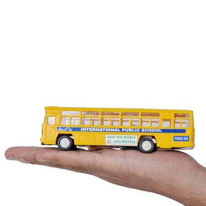 Centy Toys Plastic Pull Back City Bus 1 Pull Back Bus Yellow All