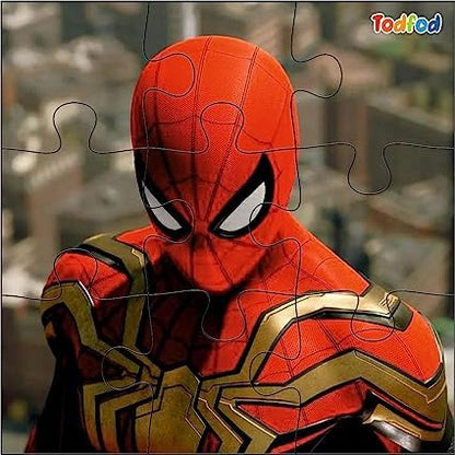 TodFod Wooden Jigsaw Puzzles Toy for Kids & Children Marvel Avengers 54 Pieces 6 in 1 Jigsaw Puzzles