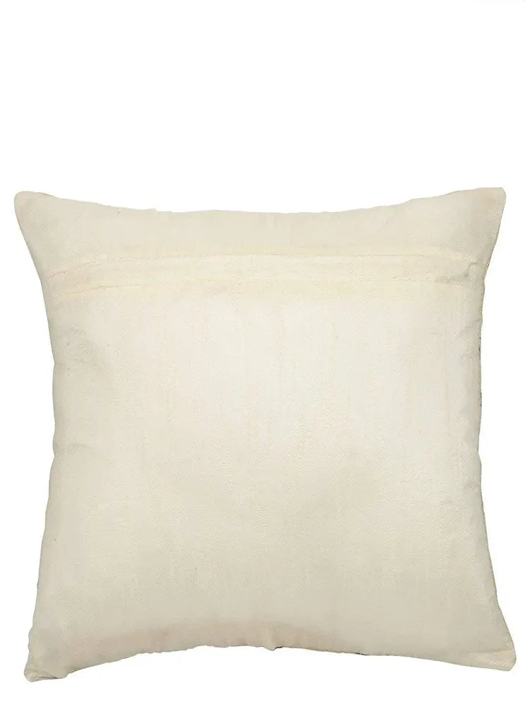 Aerohaven Set of 5 Floral Decorative Hand Made Jute Throw/Pillow Cushion Covers - CC23