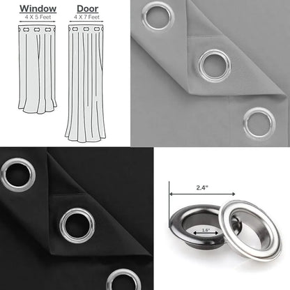 Divine Casa 7 Feet Velvet Blackout Door Curtain Premium Thermal Insulated Noise Reducing & Room Darkening Single Panel Colour Crimson (Pack of 1)