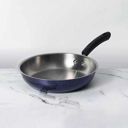 Meyer Centennial Nickel Free Stainless Steel Fry Pan 24cm Blue Diamond
