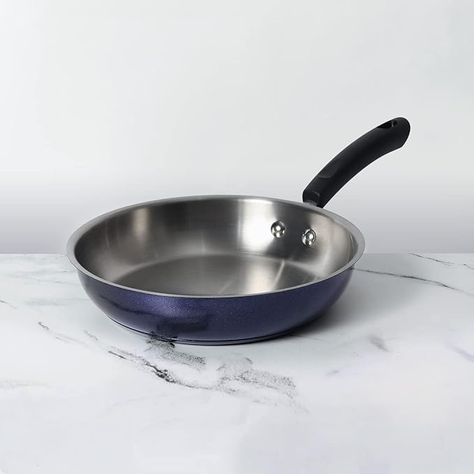 Meyer Centennial Nickel Free Stainless Steel Fry Pan 26cm Blue Diamond