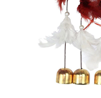 Wind Chime 5 Bell Dream Catcher Maroo White