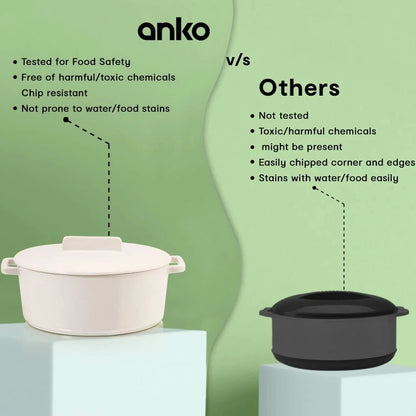 Anko 4L Lush Cast Iron Casserole Enamel Coated Blush Pink Gas Ceramic Induction Electric Halogen Microwave Safe