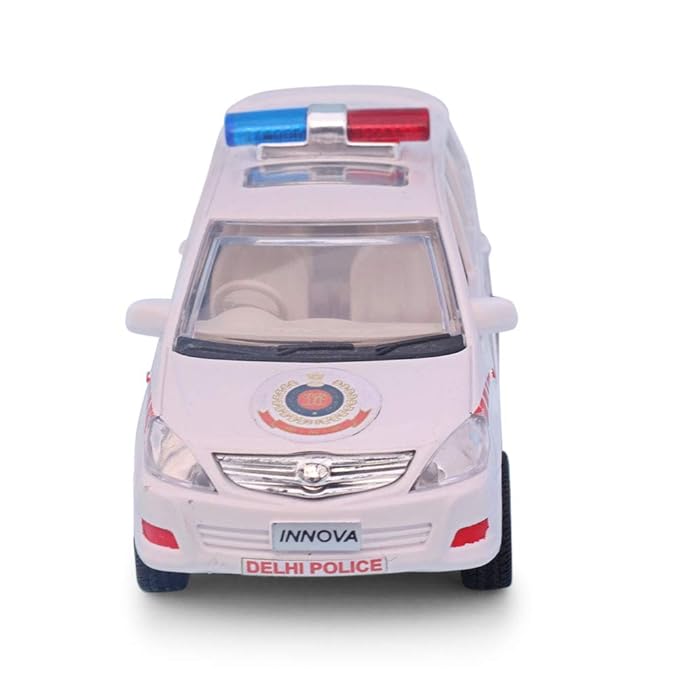 Centy Toys Plastic Pull Back Police Car