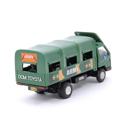 Centy Toys Plastic Pull Back Army Dcm Truck Multicolour