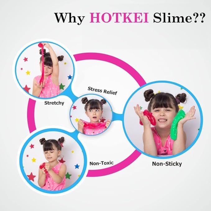 Hotkei Galaxy Slime for Kids 3 to 10 Years - 1000 gms