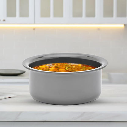Savya Home Hard Anodized Tope Non-Stick & Non-Corrosive Hard Anodized 1.6 litres