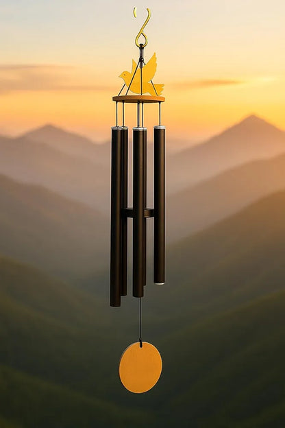 Paradigm Pictures Big Wind Chimes for Home Balcony Positive Energy 36" black